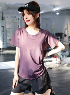 大码短袖女春夏诉感运动套装
