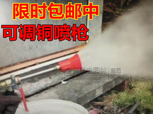 包邮！高压雾化枪/30厘米长可调打药枪/农药泵粗管细管二用喷枪
