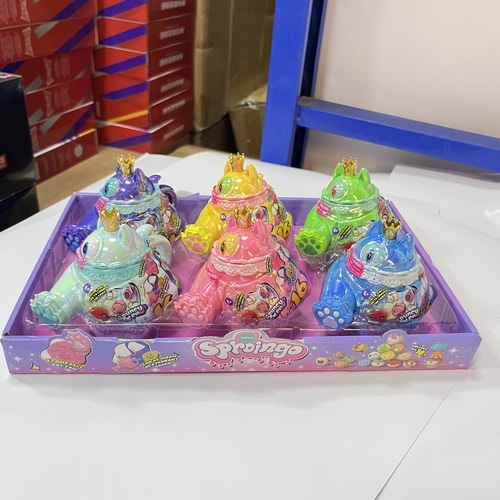 蛋宝乐梦幻惊喜茶壶弹弹女孩盲盒弹射小精灵儿童玩具收藏猫爪印章