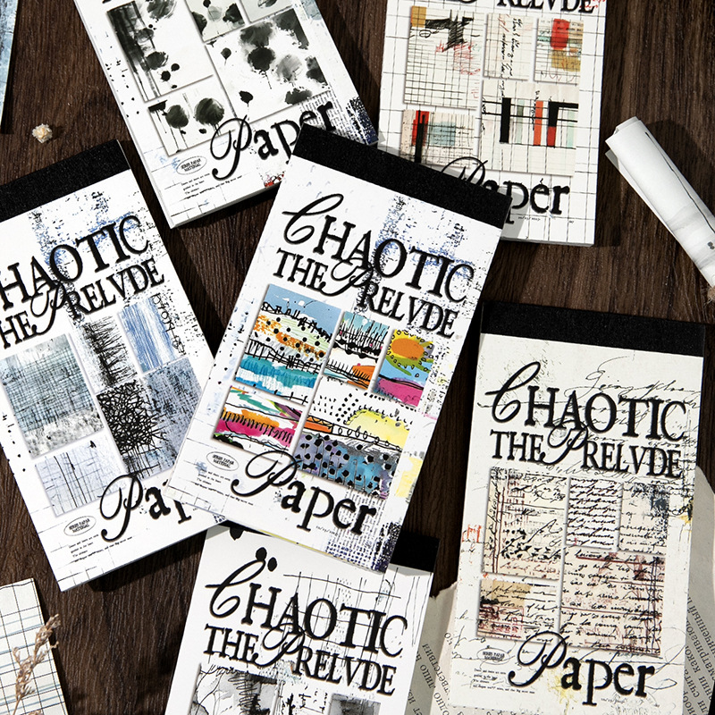 手账背景纸便签本涂鸦信笺格子