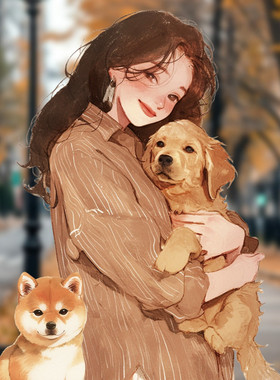 M｜暖伴系列贴纸 温馨萌宠元素小猫小狗女生pet手帐拼贴画30张入