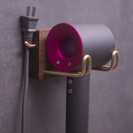 免打孔吹风机支架电吹风挂架风筒浴室适用于戴森lansam收纳卫生间