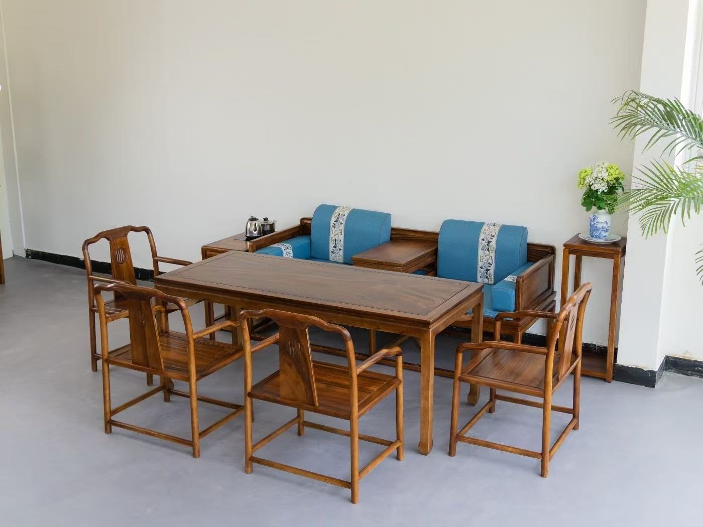 胡桃木茶桌椅组合罗汉床实木仿古中式茶艺桌小户型功夫茶几茶台,住宅家具,家用茶台/茶桌,淘宝优惠券,粉丝福利购,淘宝优惠卷