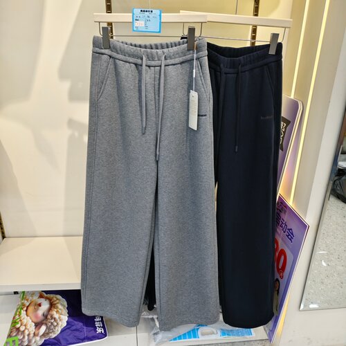 糯米裤SK2721女士高腰秋冬新品加绒直通运动休闲裤