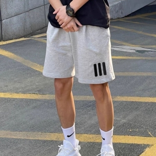 黑色大码 潮牌日系美式 潮牌高街ins五分裤 男生夏季 宽 潮牌休闲短裤