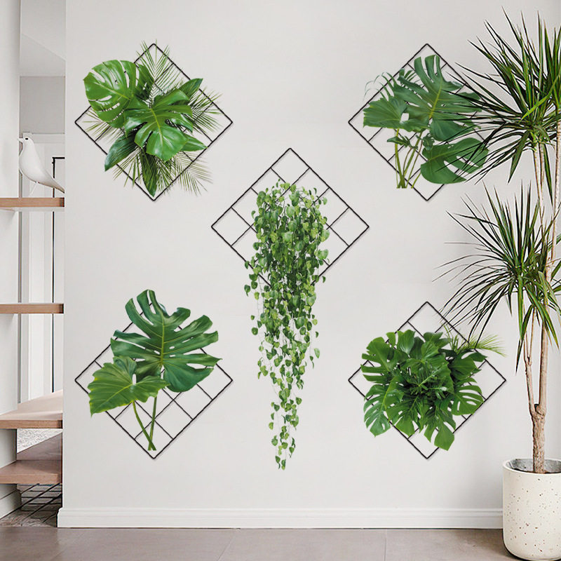 卫生间瑕疵遮丑绿植挂篮小清新植物框家居墙面房间客厅壁纸装饰画
