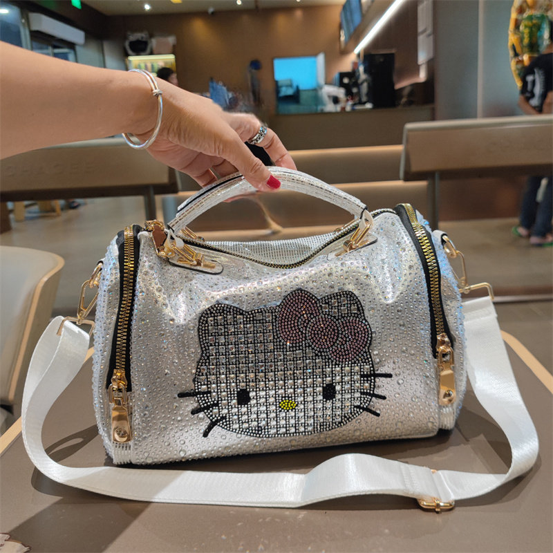 真皮手提包新款时尚通勤休闲百搭斜挎洋气可爱大容量单肩枕头女包