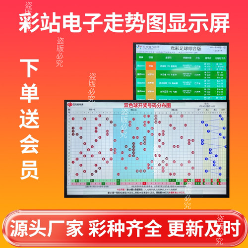 体彩福彩电子走势图显示屏电视