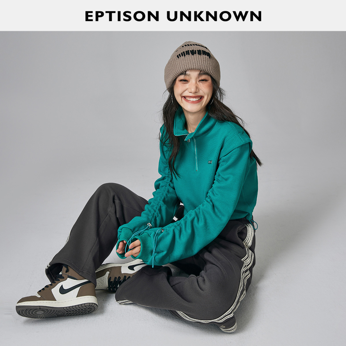 女卫衣Eptison美式复古宽松