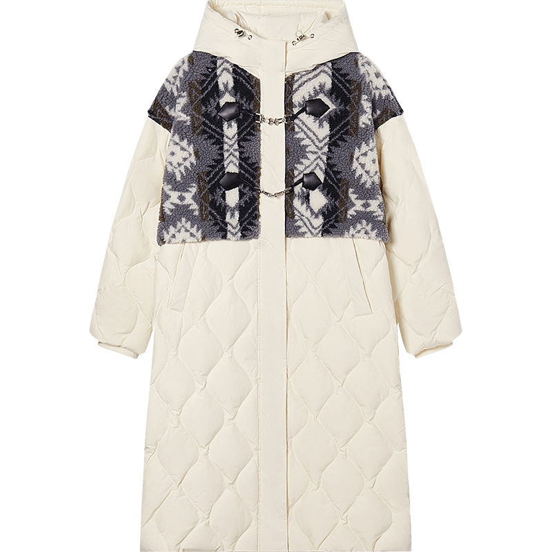 【189件】EPTISON羽绒服女2025冬季新款白鸭绒复古长款保暖外套