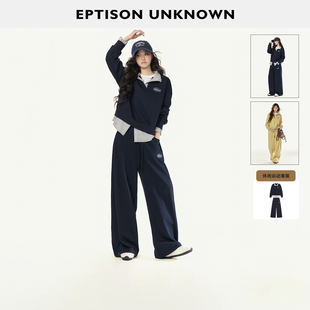 EPTISON套装 件 女新款 宽松卫衣外套直筒休闲裤 两件套 时尚 249
