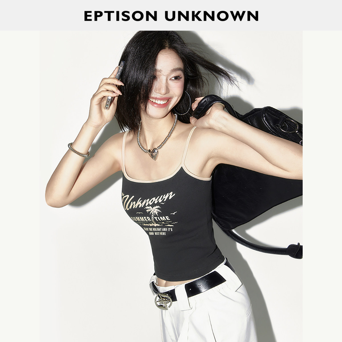 EPTISON美式复古热辣小背心图片
