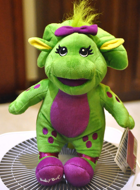 英语早教班尼公仔barney小恐龙斑尼毛绒公仔玩具生日礼物