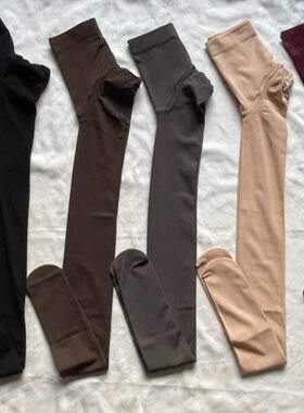 180D春秋大码加长360高腰无缝裆天鹅绒高弹力连裤袜丝袜打底袜