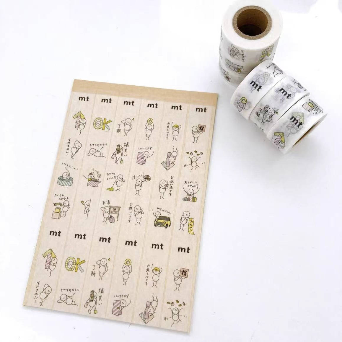 分装/日本MT扭蛋限定 扭蛋线条小人