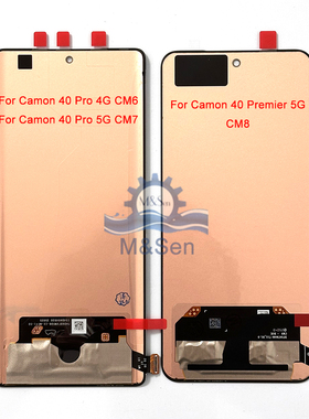 适用于传音Tecno Camon 40 4G CM5 CM6 CM7 CM8 原装屏幕总成