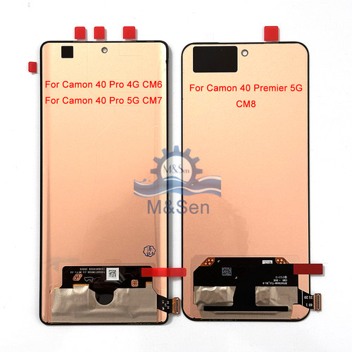 适用于传音Tecno Camon 40 4G CM5 CM6 CM7 CM8 原装屏幕总成