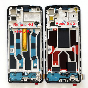 5G原裝 適用OPPO Reno5 CPH2145總成觸摸帶框 屏幕總成CPH2159