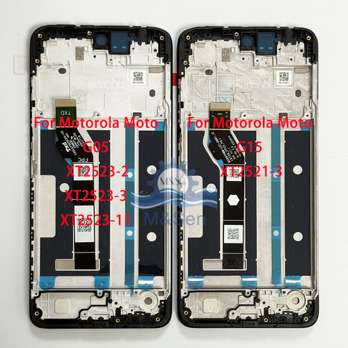适用摩托Motorola Moto G05 G15 Power G35 XT2433 屏幕总成带框