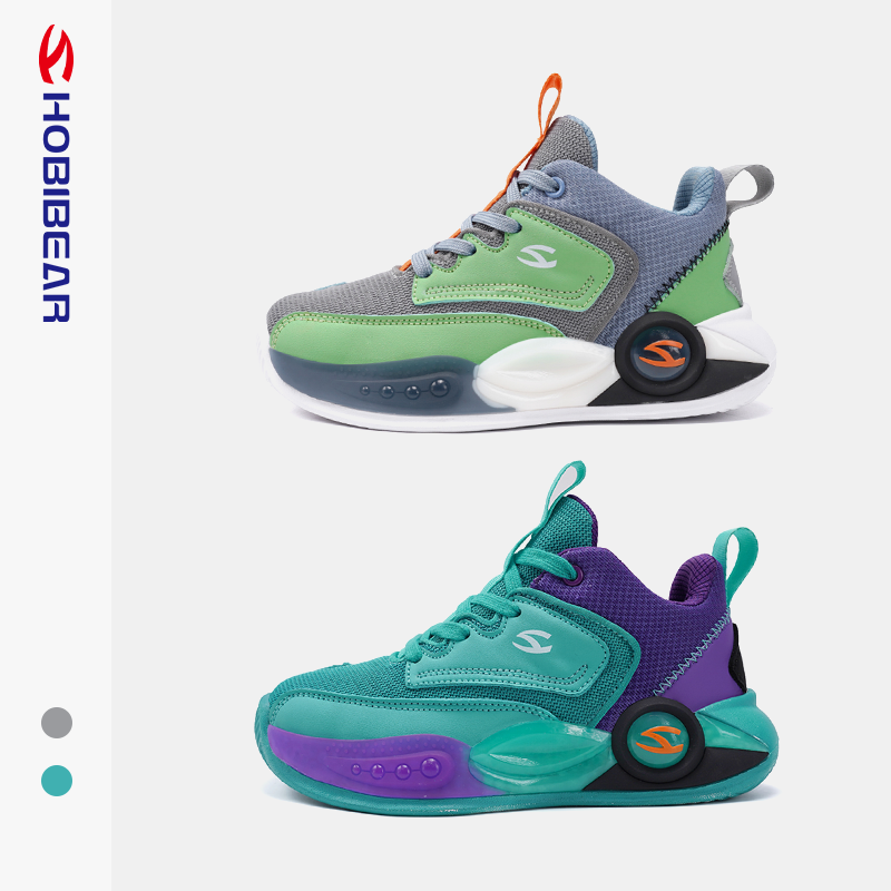 哈比熊童鞋儿童透气网面篮球鞋2025春夏季新款防滑跑步中大童运动