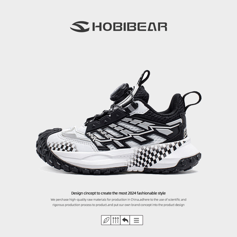 哈比熊童鞋儿童运动鞋男童2025春秋款夏季新款网鞋透气中大童扭扭