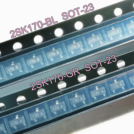 2SK170-BL 2SK170-GR 原装进口 贴片SOT-23低损耗/低噪音频晶体管
