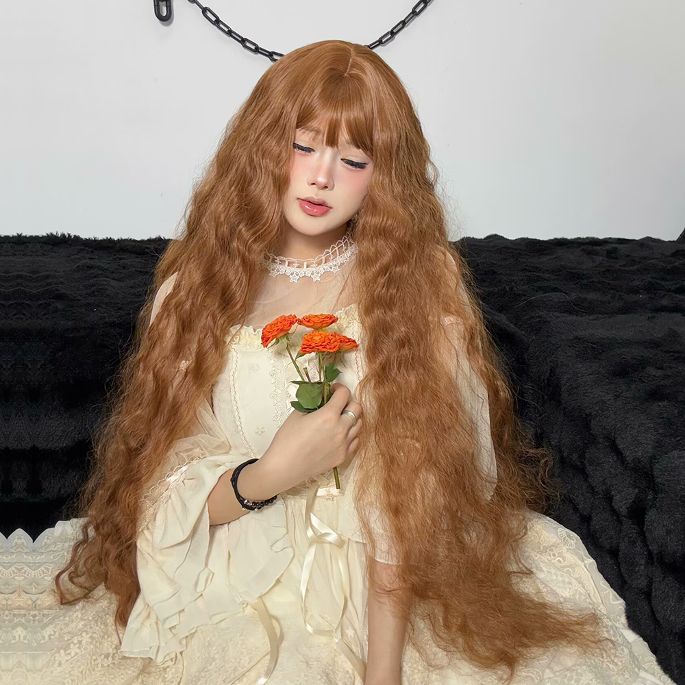 超长假发全头套女森系写真长卷发