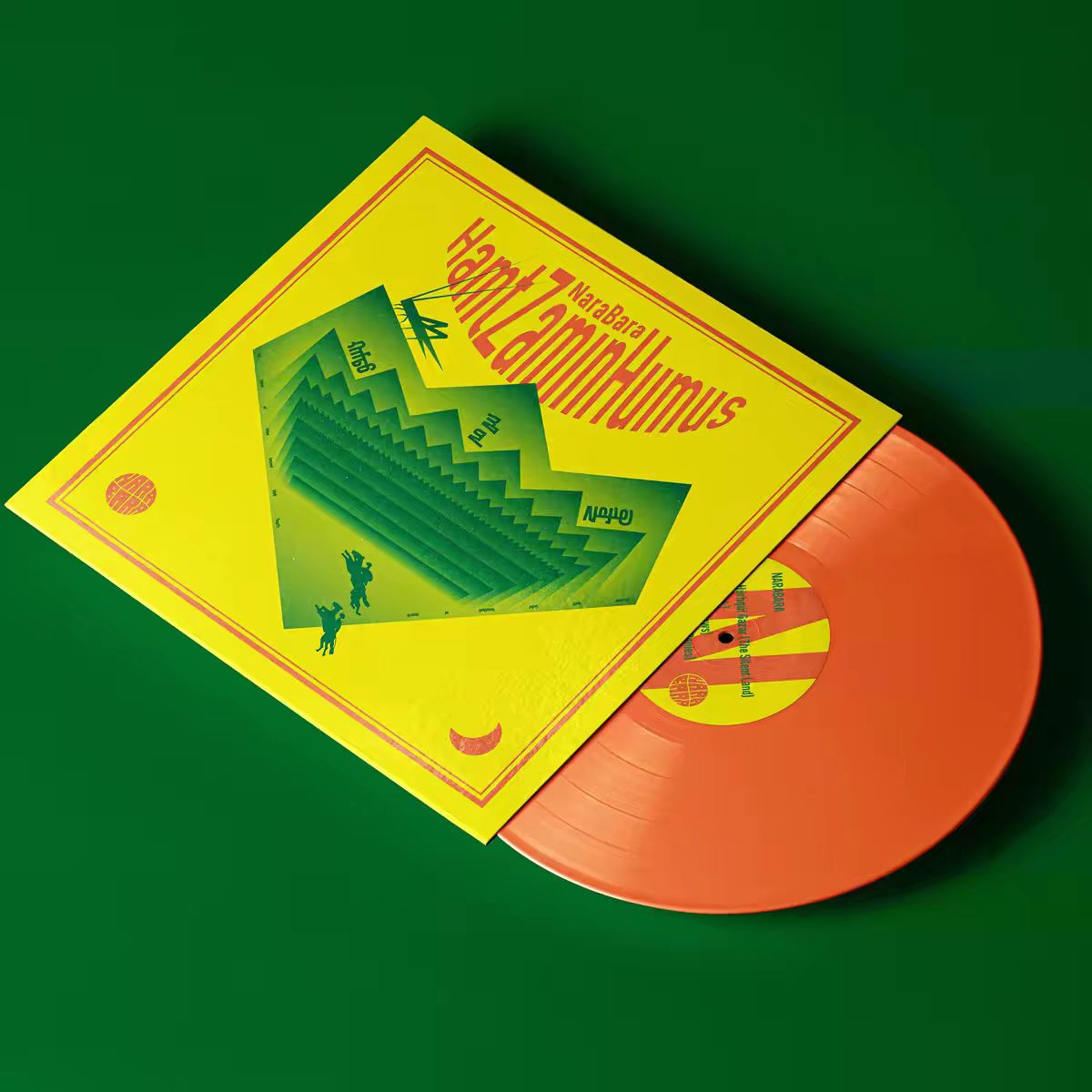 正版 NaraBara乐队 - Hamt Zamin Humus 12寸LP红色胶 LP黑胶唱片