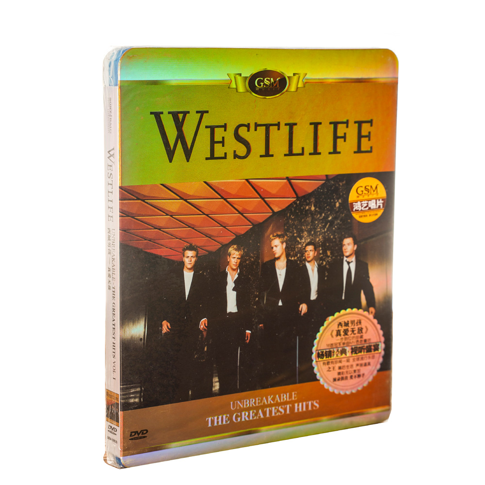 正版 西城男孩 真爱无敌unbreakable: the greatest hits dvd盒装