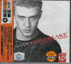 鸿艺正版 Justin Timberlake 贾斯汀：金曲混音精选 CD