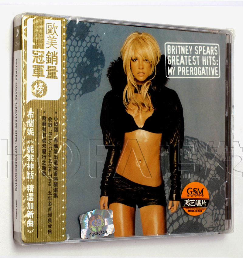 正版 布兰妮精选：妮裳神话Greatest Hits:My Prerogative CD