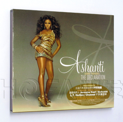 星外星正版 Ashanti 亚香缇：The Declaration 我的宣言 专辑CD