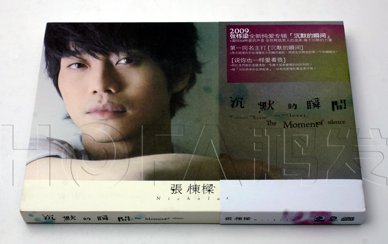 天凯正版/华纳唱片 2009年专辑 张栋梁：沉默的瞬间 CD