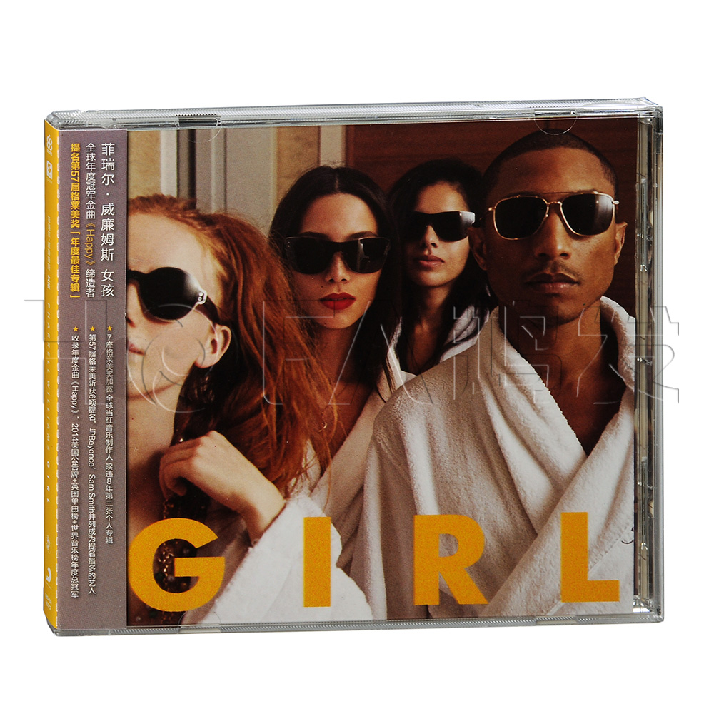 新索正版菲瑞尔法瑞尔·威廉姆斯Pharrell Williams:女孩(CD)
