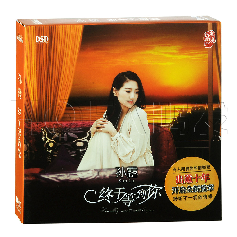 正版发烧碟 孙露:终于等到你 dsd 2015年专辑音响试音专用车载cd