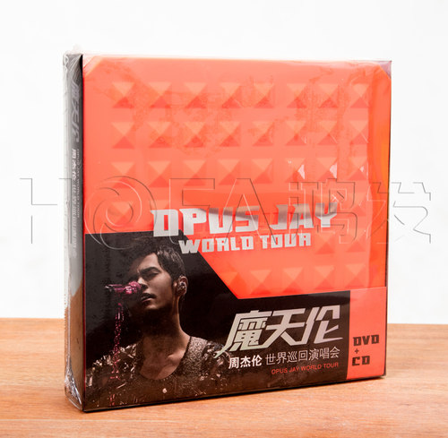 正版Jay周杰伦魔天伦世界巡回演唱会DVD+2CD+写真集+歌词册