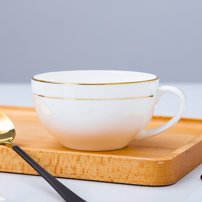 金边餐具尚韵骨瓷高温烧制