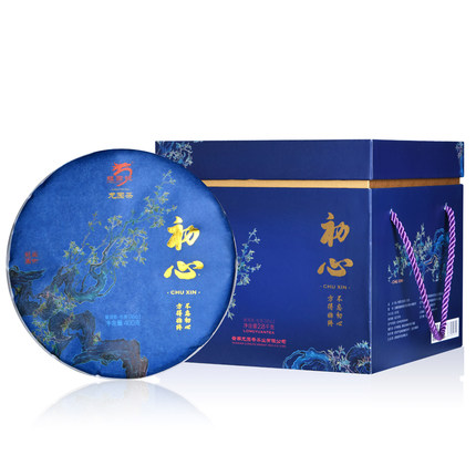 龙园号 普洱茶2020年 初心生饼 400g 云南七子饼茶 早春茶