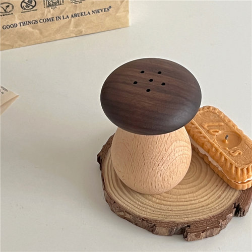 创意可爱实木牙签筒高颜值牙签盒