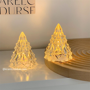 冰山小夜灯卧室床头灯睡眠灯寝室led迷你台灯房间桌面氛围灯摆件