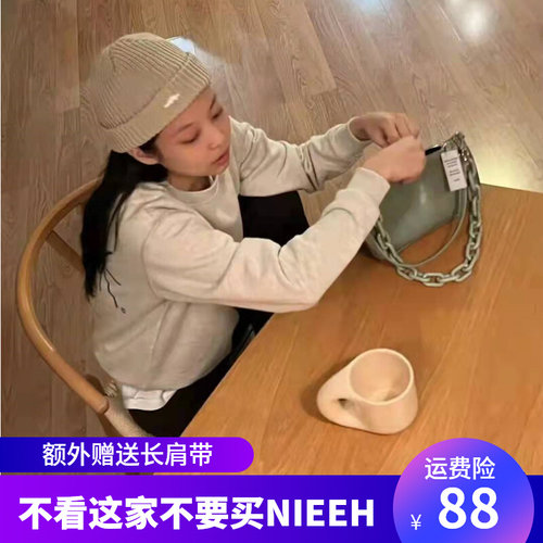 nieeh腋下包绿色Jennie同款