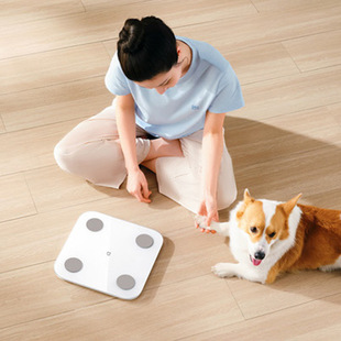 小米体脂秤S400体重秤男女家用智能人体测脂肪精准称重计器