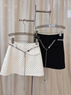 Lin12 时尚 2026春季 女装 休闲百搭波点半身裙女 新款 1977