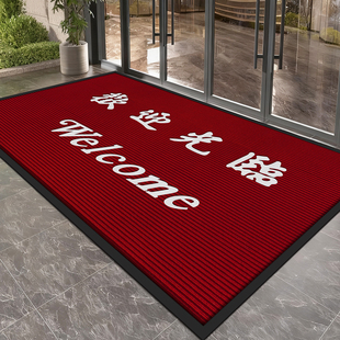 门口进门地垫入户地毯店铺迎宾防滑商铺酒店大门口欢迎光临门垫