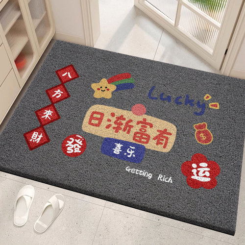 入户门地垫玄关门口防滑垫子地毯家用门垫耐脏免洗可定制裁剪