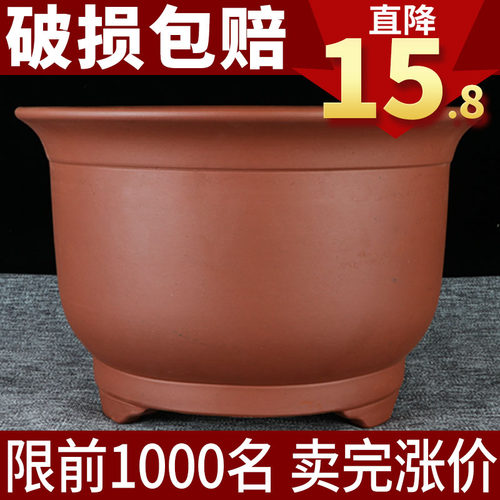 紫砂简约特大号大口径种树陶瓷盆