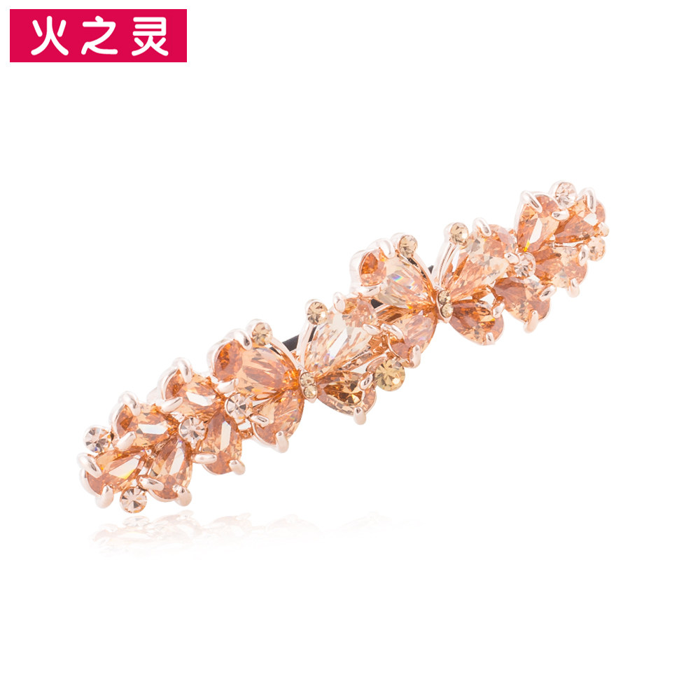 火之灵成人发夹女头饰品优雅新款刘海发夹顶夹小号弹簧夹头饰发