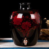 景德镇加厚陶瓷泡酒坛子酒瓶10斤20斤30斤50斤装 藏酒坛酿酒缸酒壶