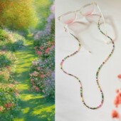 眼镜链女士面罩口罩老花镜链双用眼镜链挂脖时尚 墨镜链条防丢绳