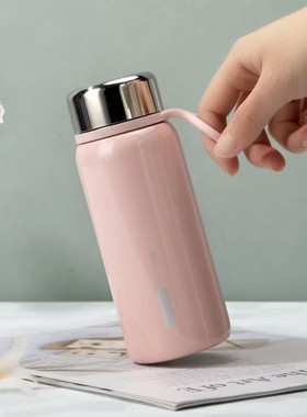 高颜值保温杯子学士男女士小巧便捷可爱杯子时尚休闲口袋保温水杯